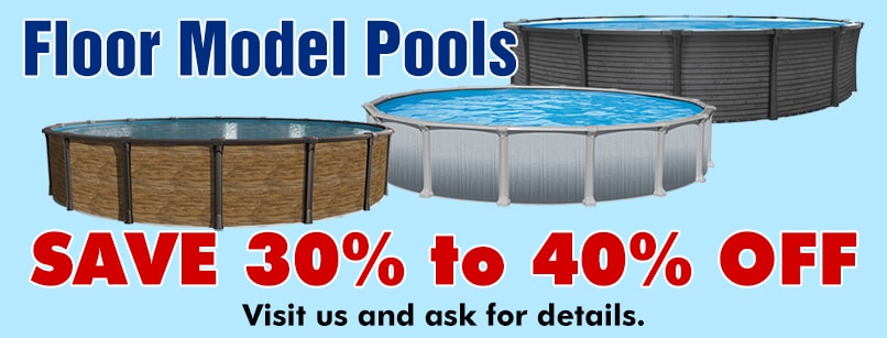 Floor Model pool sale